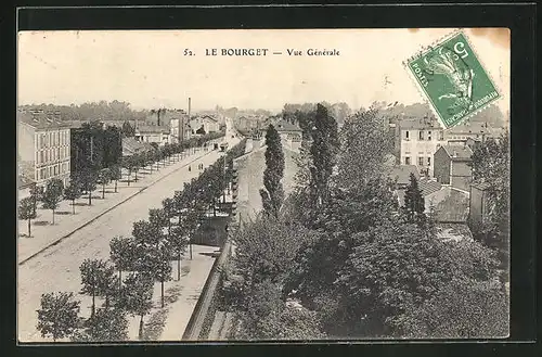 AK Le Bourget, Vue generale