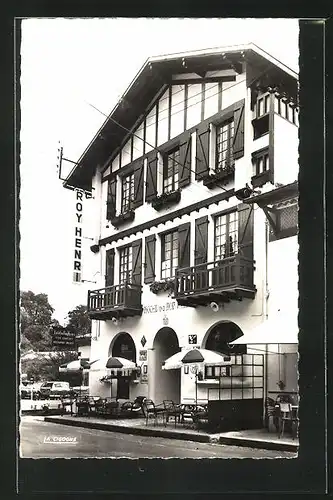 AK Barbotan-les-Thermes, Hotel du Roy Henri, Facade principale