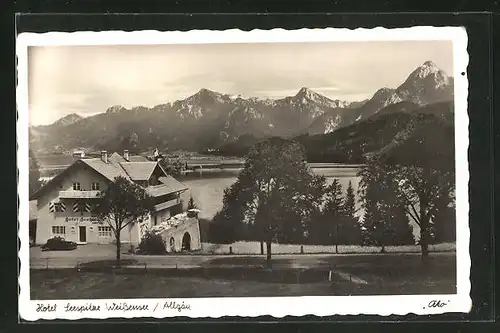 AK Weissensee im Allgäu, Hotel Seespitze