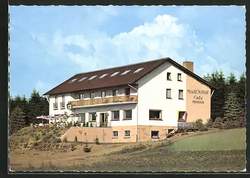 AK Siedelsbrunn / Odenwald, Pension Maienhof, Fassadenansicht