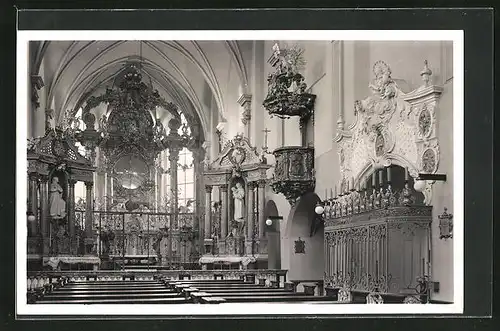 AK Brühl, ehem. Franziskaner-Klosterkirche, Innenansicht