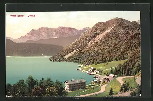 AK Walchensee-Urfeld, Ortsansicht