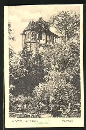 AK Maulbronn, Faustturm im Kloster