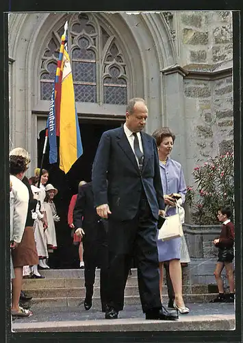 AK Fürst Franz Josef von Liechtenstein und Gemahlin Fürstin Gina