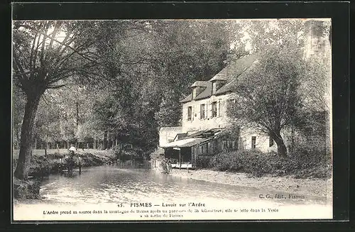 AK Fismes, Lavoir sur l`Ardre