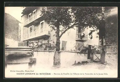 AK Saint-Joseph de Riviere, Pension de Famille de l`Oevre de la Protection de la Jeune Fille