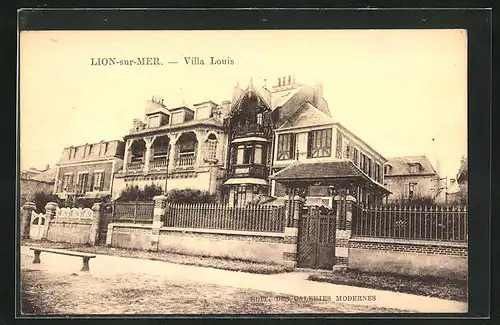 AK Lion-sur-Mer, Villa Louis