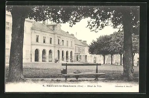 AK Nanteuil-le-Haudouin, Hotel de Ville / Rathaus