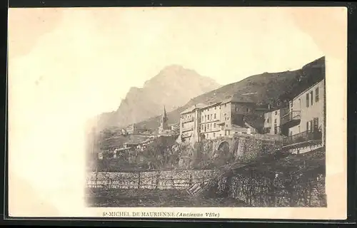 AK St-Michel de Maurienne, Teilansicht