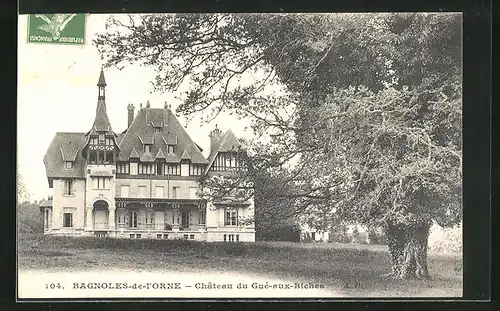 AK Bagnoles-de-l`Orne, Chateau du Gue-aux-Biches