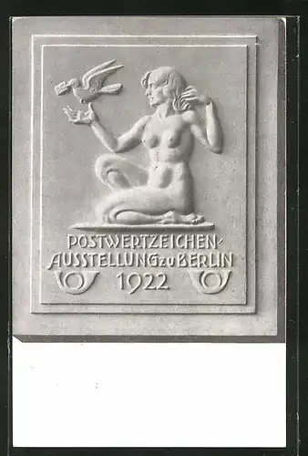 AK Berlin, Postwertzeichen-Ausstellung 1922, Ganzsache