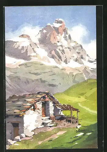 Künstler-AK S. Bonelli: Mont Cervin