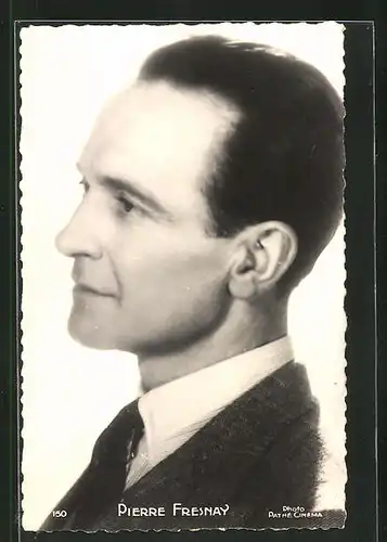 AK Schauspieler Pierre Fresnay in eleganten Anzug