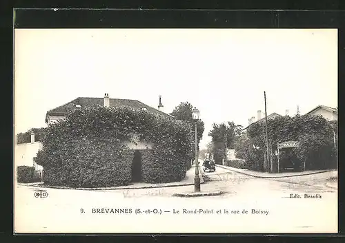 AK Brevannes, Le Rond-Point et la rue de Boissy