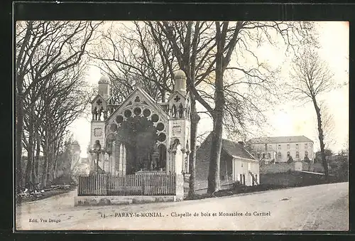 AK Paray-le-Monial, Chapelle de bois et Monastere du Carmel