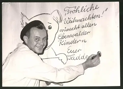 Fotografie Zeichner Taddeus Punkt alias Heinz Fülfe