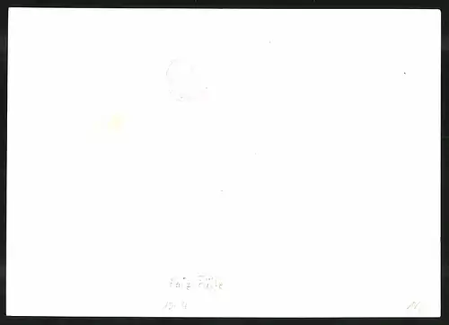 Fotografie Zeichner Taddeus Punkt alias Heinz Fülfe
