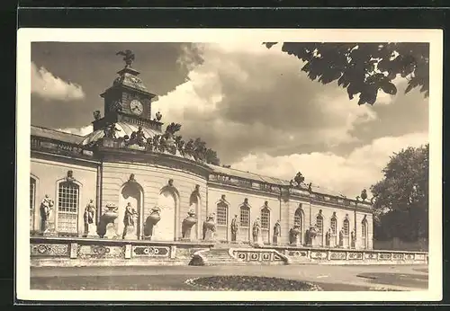 AK Potsdam, Bildergalerie in Schloss Sanssouci