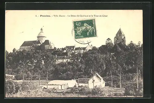 AK Provins, Ville Haute, Le Dome St-Quiriace et la Tour de Cesar