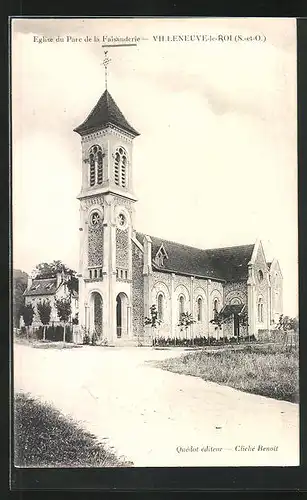 AK Villeneuve-le-Roi, Eglise du Pare de la Faisanderie