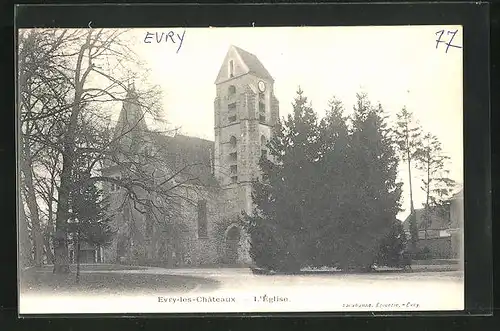 AK Evry-les-Chateaux, l`Eglise