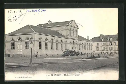AK Alencon, Halle aux Toiles