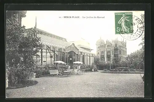 AK Berck-Plage, Les Jardins du Kursaal