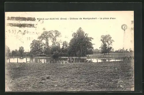 AK Mesle-sur-Sarthe, Chateau de Montgoubert