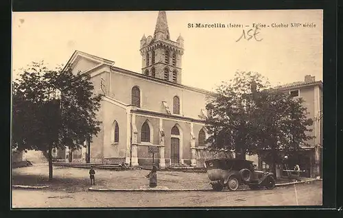 AK St-Marcellin, Eglise, Clocher XIIIe siecle