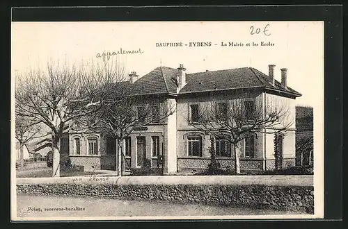 AK Eybens, La Mairie et les Ecoles