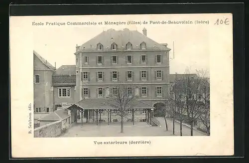 AK Pont-de-Beauvoisin, Ecole Pratique Commerciale et Menagere, Vue exterieure