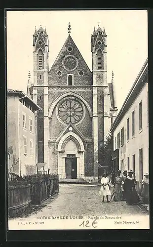 AK Vinay, Norte Dame de l`Osier, Facade du Sanctuaire