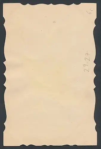 Oblaten-AK Souvenir du 1. Avril, Schwalbe mit Brief im Schnabel
