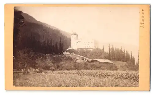 Fotografie J. Reiner, Klagenfurt, Ansicht Lienz, Schloss Bruck