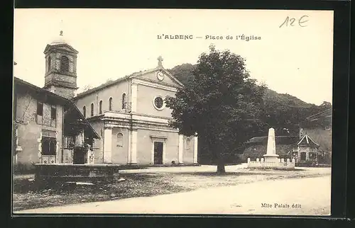 AK L’Albenc, Place de l'Eglise