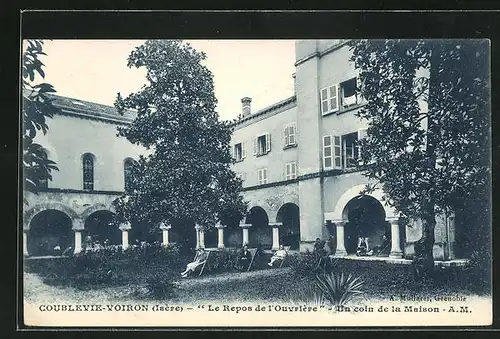 AK Coublevie-Voiron, Le Repos de l`Ouvriere, Un coin de la Maison