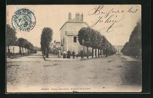 AK Joigny, Route d`Auxerre, Avenue de la Gare