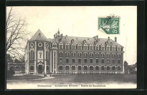 AK Champrosay, Sanatorium Minoret, Entree du Sanatorium
