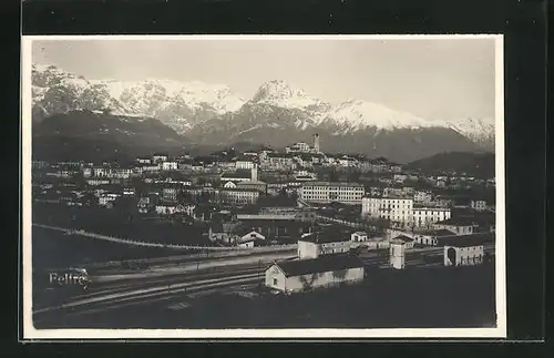 AK Feltre, Panorama aus der Vogelschau