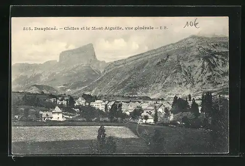 AK Clelles, vue generale et le Mont Aiguille