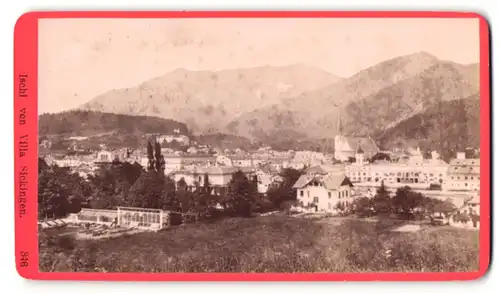 Fotografie Würthle & Spinnhirn, Salzburg, Ansicht Ischl, Ortschaft von Villa Sickingen gesehen