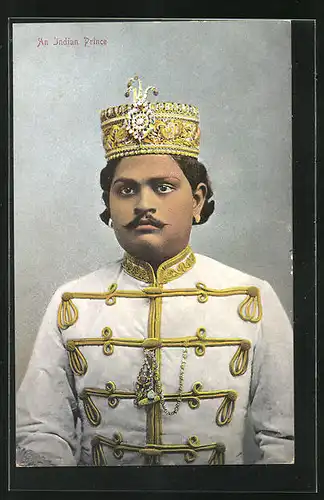 AK An Indian Prince, Indischer Prinz