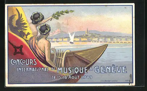 Künstler-Lithographie Genève, Concours International de Musique 1909
