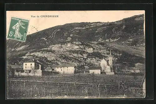 AK Chindrieux, Vue générale avec l`église