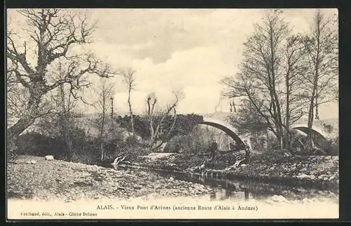 AK Alais, Vieux Pont d'Arenes