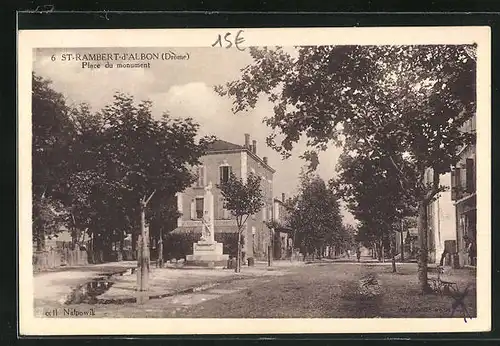 AK St-Rambert-D`Albon, Place du monument