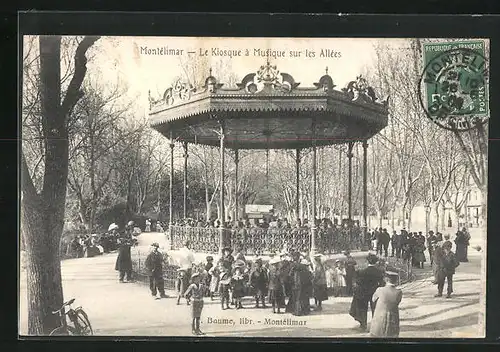 AK Montelimar, Le Kiosque a Musique sur les Allees