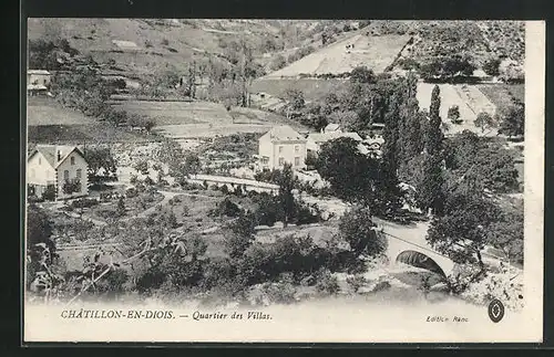 AK Chatillon-en-Diois, Quartier des Villas