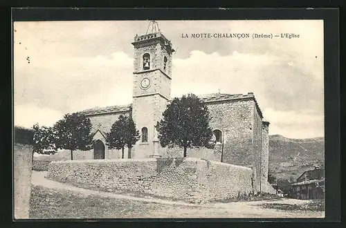 AK La Motte-Chalancon, L'Eglise