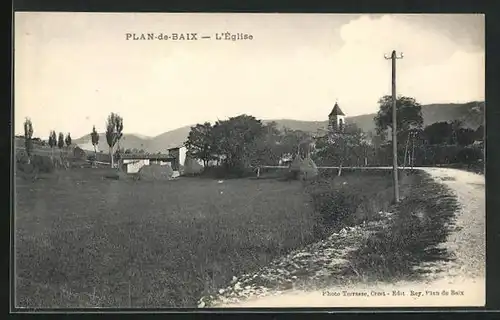 AK Plan-de-Baix, Vue sur l`Eglise